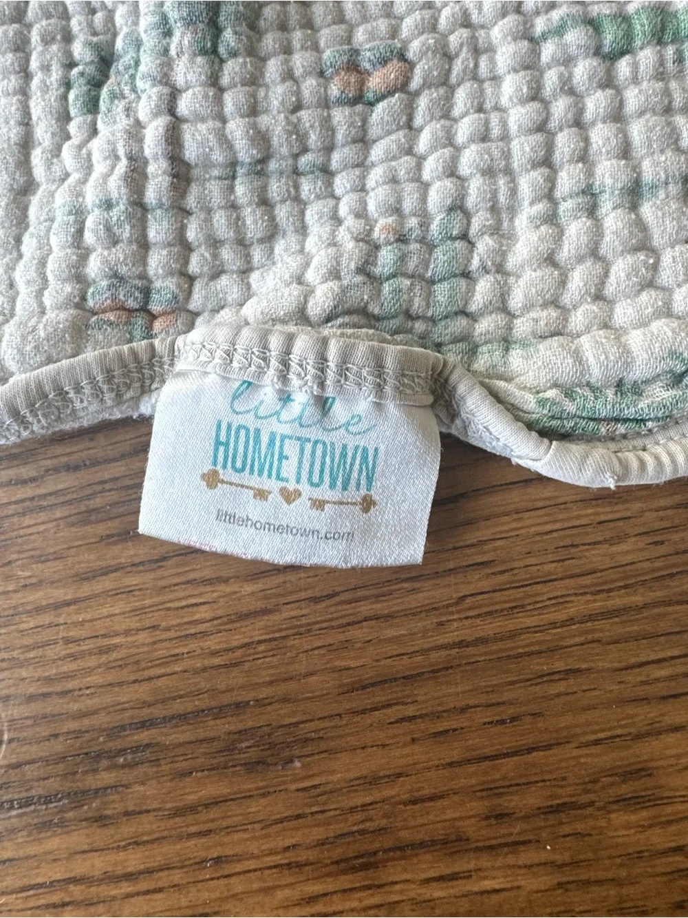 Little Hometown Florida Burpy Bib with Snap Collar